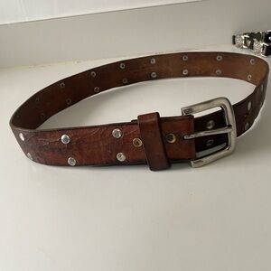 Vintage genuine leather belt